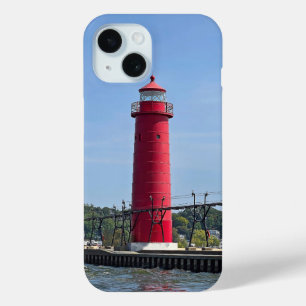 Grand Haven Michigan Lighthouse iPhone 15 Case