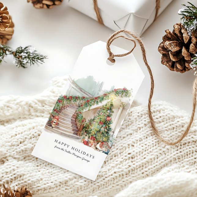 Grand Hotel Christmas Staircase Gift Tags (Creator Uploaded)