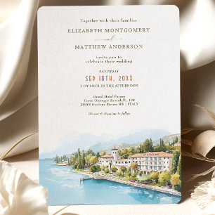 Grand Hotel Fasano Italy Wedding Destination Invitation