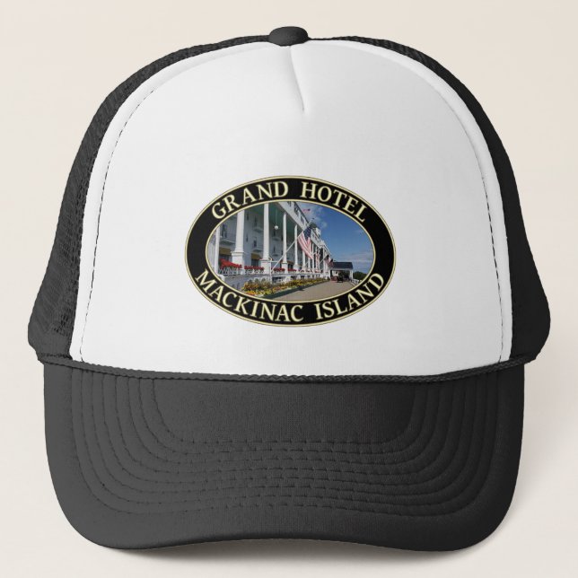 Grand Hotel on Mackinac Island, Michigan Trucker Hat (Front)