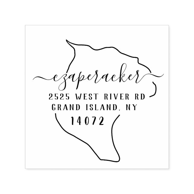 Grand Island Return Address Stamp Self-Inking (Design)