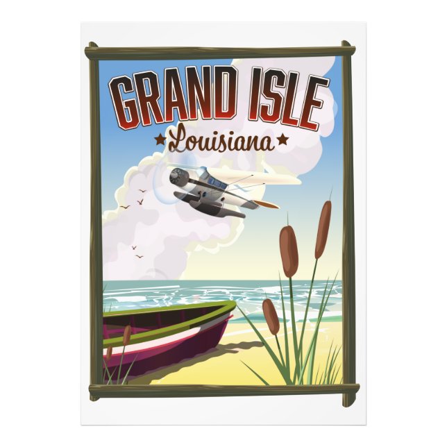 Grand Isle, Louisiana Travel poster  (Front)