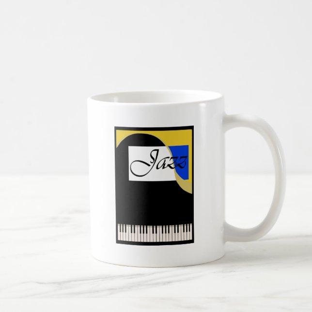 Grand Jazz Piano Coffee Mug (Right)