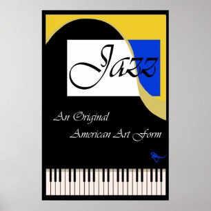 Grand Jazz Piano Poster