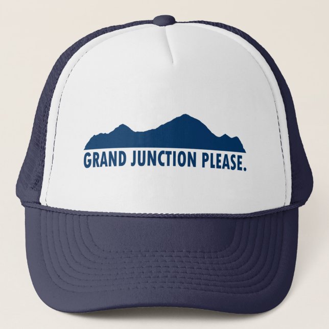 Grand Junction Colorado Please Trucker Hat (Front)
