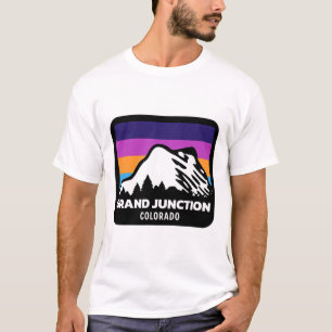 Grand Junction Colorado Skiing Snowboarding Family T-Shirt