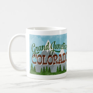 Grand Junction Colorado Snowy Mountains Coffee Mug