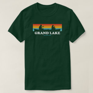Grand Lake Colorado Canoe T-Shirt