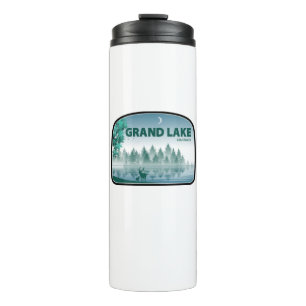 Grand Lake Colorado Deer Thermal Tumbler