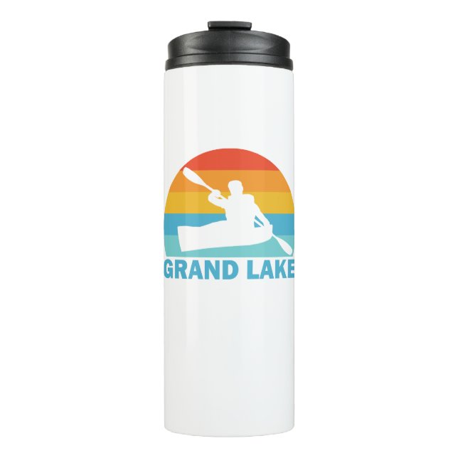 Grand Lake Colorado Kayak Thermal Tumbler (Front)