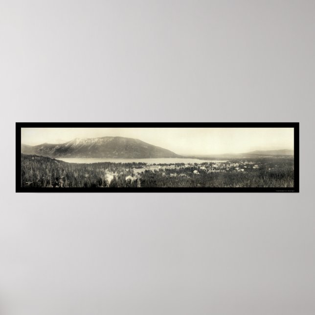 Grand Lake, Colorado Panoramic Photo 1911 Poster (Front)