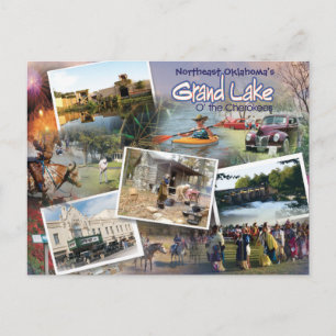 Grand Lake OK  post card  16v1