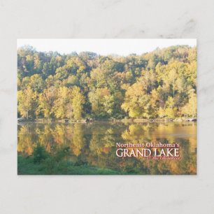 Grand Lake Oklahoma post card fall colour