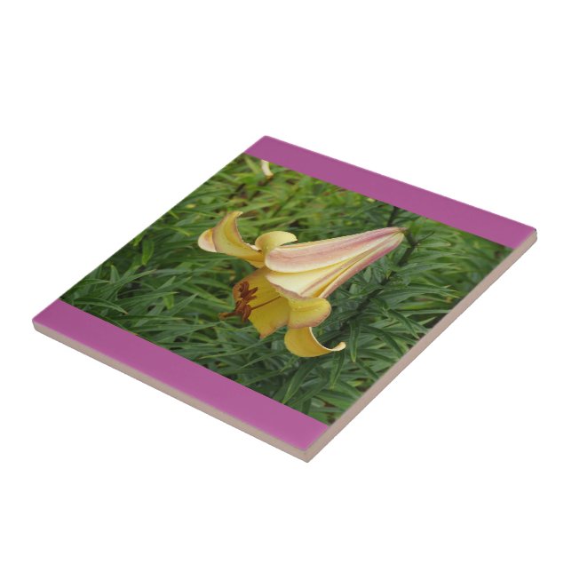 Grand Lily Decorative Tile (Side)