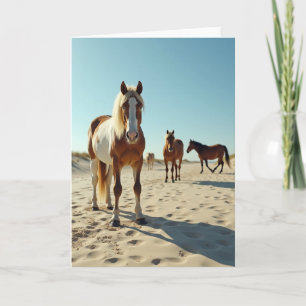 Grand Majestic Horse Card
