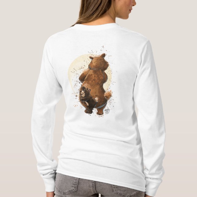 Grand Mama Bear Front and Back T-Shirt (Back)