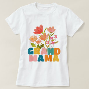 Grand Mama Flower T-Shirt