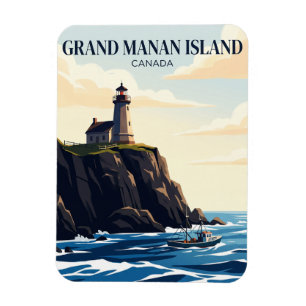 Grand Manan Island Canada Magnet