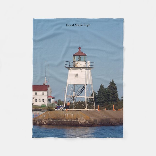 Grand Marais Light fleece blanket (Front)