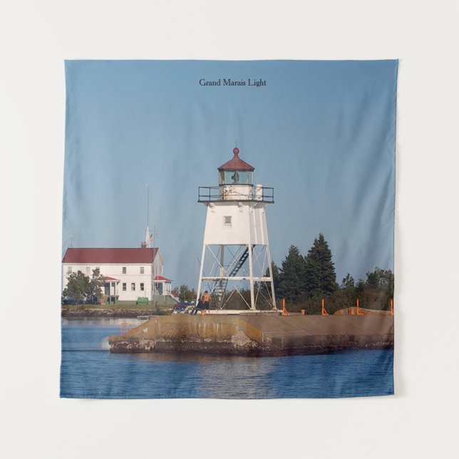 Grand Marais Light tapestry (Front (Horizontal))