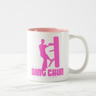 Grand Master - Ip Man "Wing Chun" Wooden Dummy Two-Tone Coffee Mug