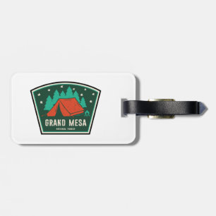 Grand Mesa National Forest Camping Luggage Tag