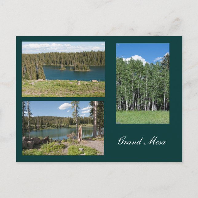 Grand Mesa Postcard (Front)