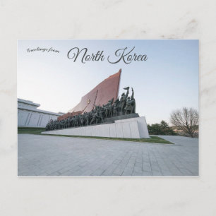 Grand Monument Mansu Hill Pyongyang North Korea Postcard