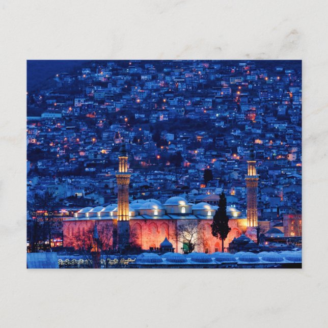 Grand Mosque of Bursa Postcard (Front)