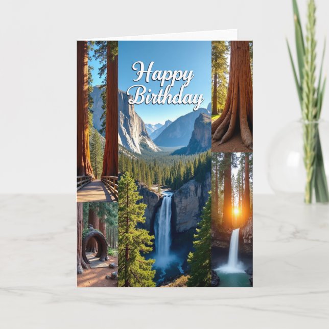 Grand Mountain Birthday Card (Front)