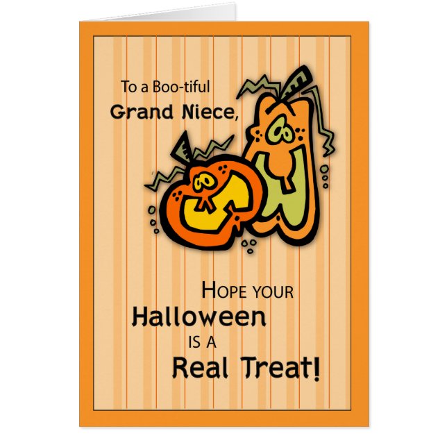 Grand Niece Pumpkins Halloween (Front)