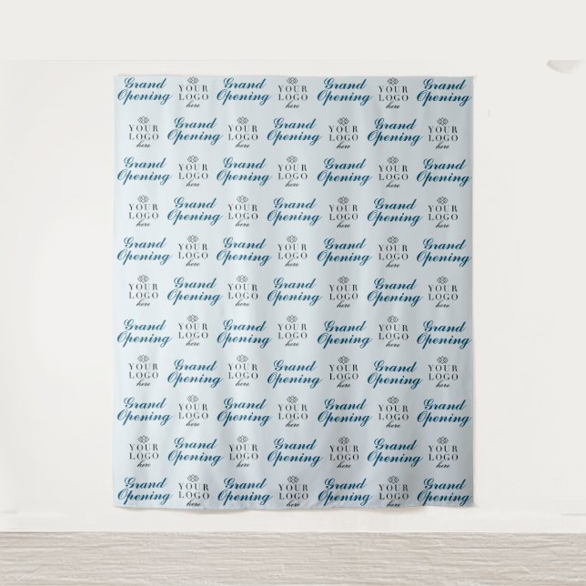 Grand Opening Backdrop Step Repeat Custom Event Tapestry (Front)