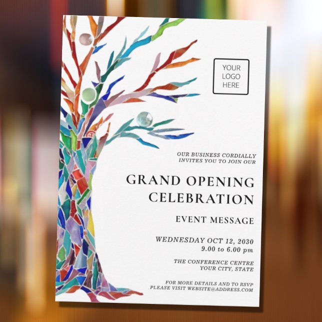Grand Opening Business Logo Invitation (Creator Uploaded)