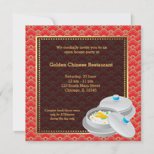 Grand Opening Chinese Restaurant Invitation