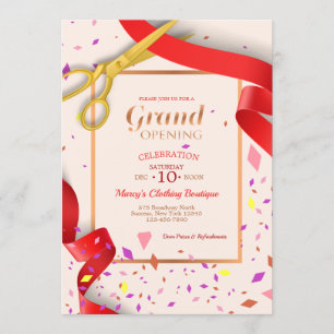 Grand Opening Event Invitation