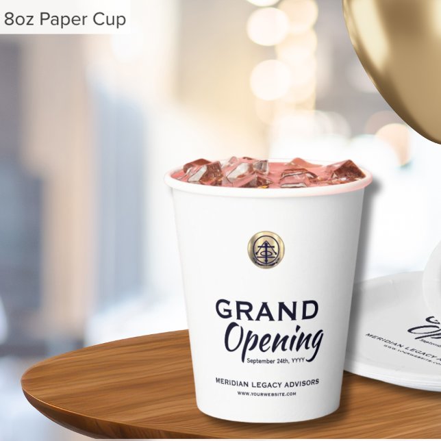 Grand Opening Event Paper Cups (Creator Uploaded)