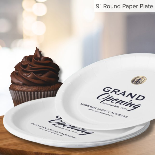 Grand Opening Event Paper Plates (Creator Uploaded)