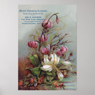 Grand Opening Flowers Knightstown, Indiana Poster
