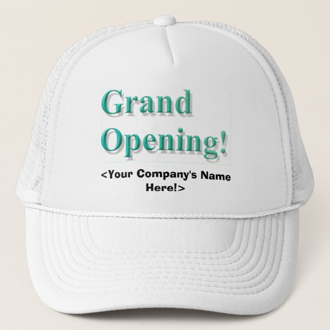 Grand Opening Hat (Front)