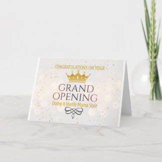 Grand Opening Hustle Mama Style Card