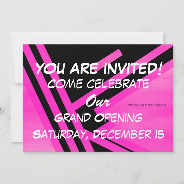 Grand Opening Invitation (Front)