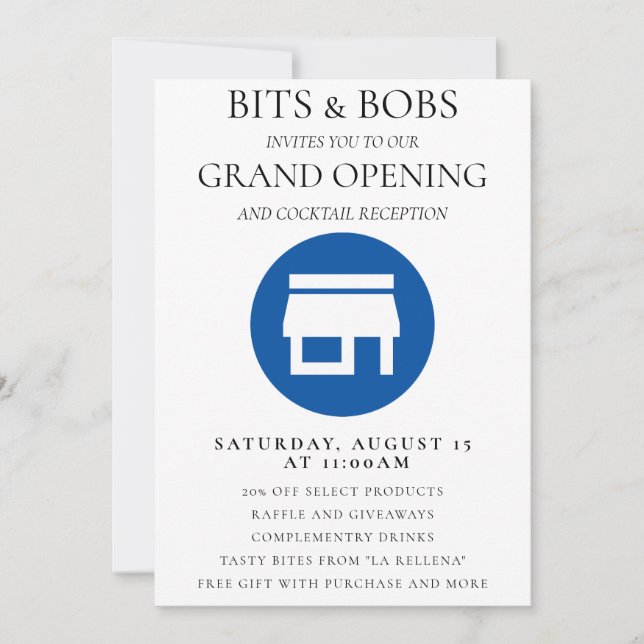 Grand Opening  Invitation (Front)