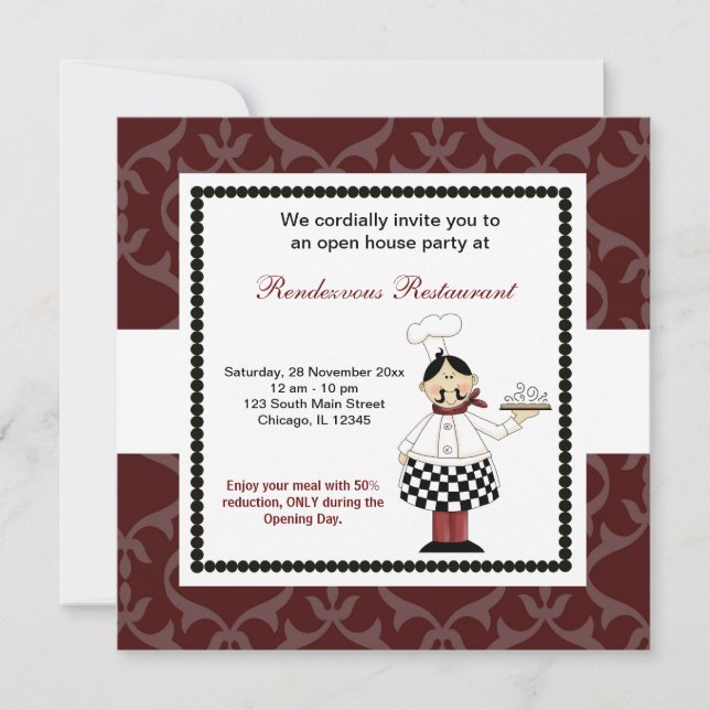 Grand Opening Invitation (Front)