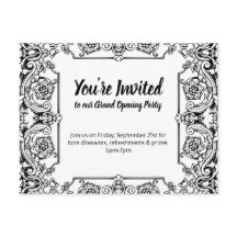 Grand Opening Party Invitation