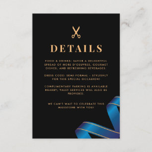 Grand Opening Ribbon Cutting Details Insert Card