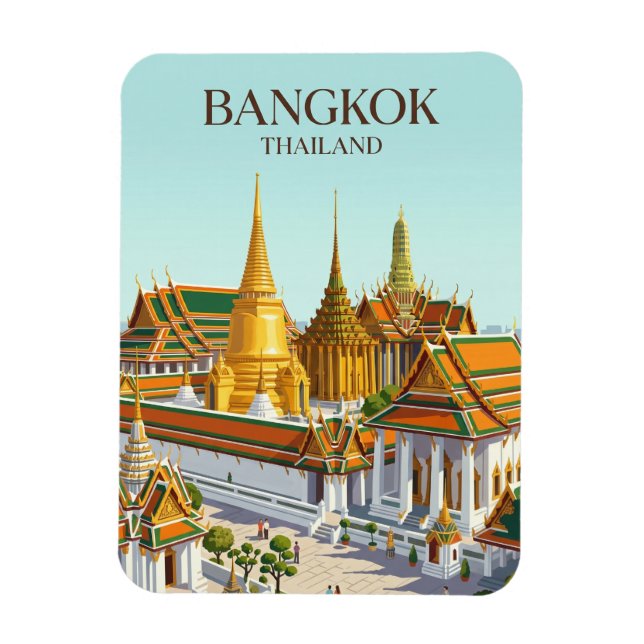 Grand Palace Thailand Magnet (Vertical)