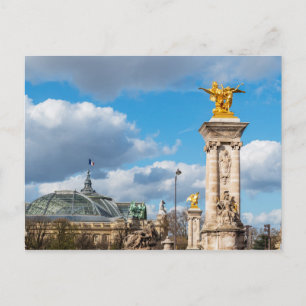 Grand Palais and Pont Alexandre III - Paris Postcard
