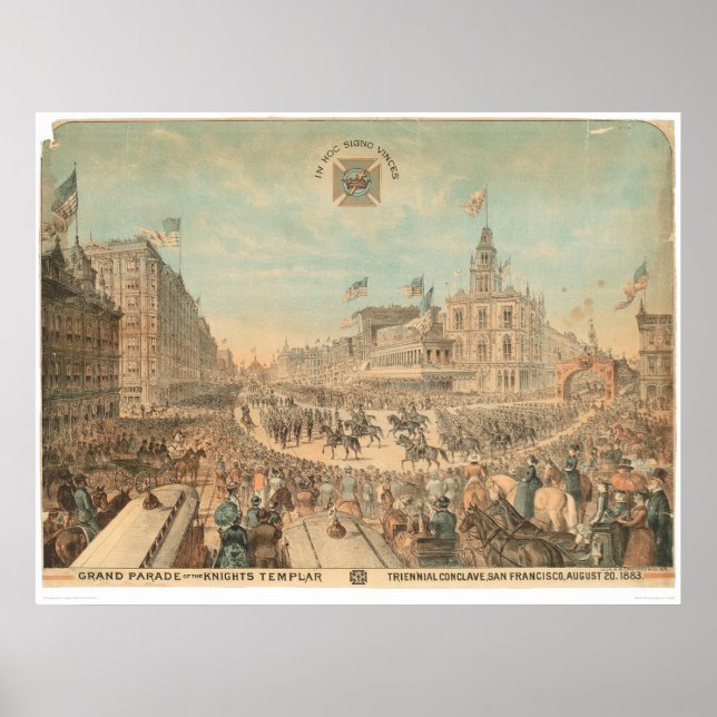 Grand Parade of the Knights Templar (1294A) Poster (Front)