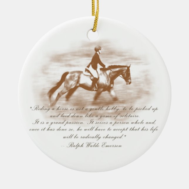 Grand Passion Ceramic Tree Decoration (Front)
