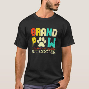 Grand Paw Like A Regular Grandpa But Cooler  Dog T-Shirt